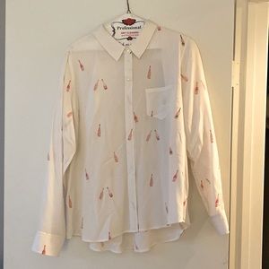 Rails White Blouse